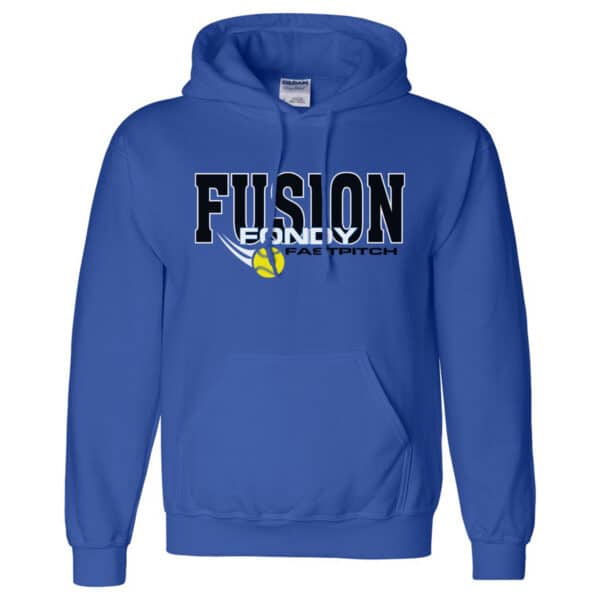 Fondy Fusion Hooded Sweatshirt in blue.